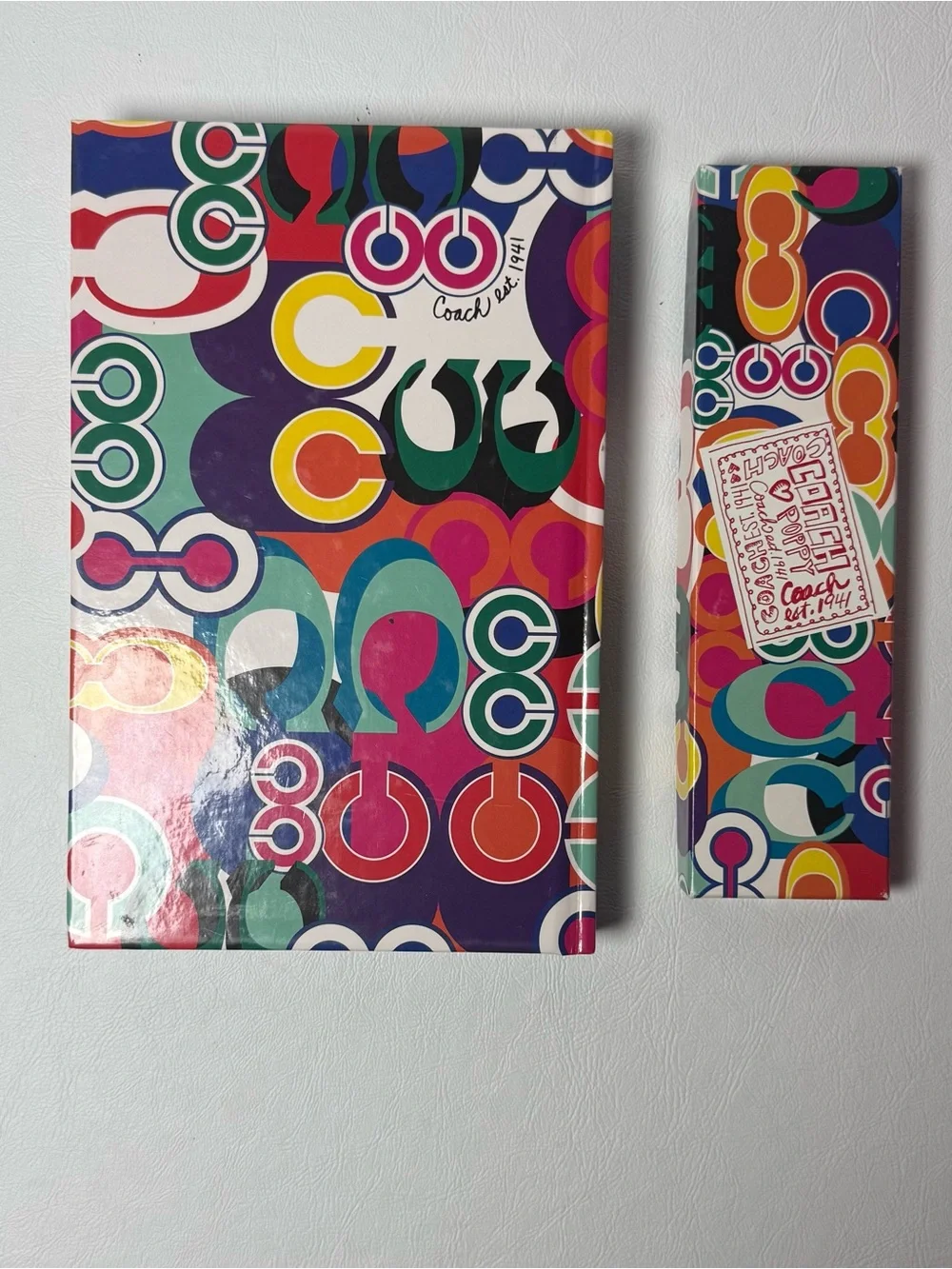 Coach Poppy Limited Edition Notebook & Pencil Set